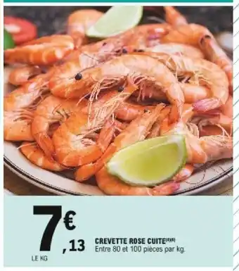 E.Leclerc Crevette Rose Cuite offre
