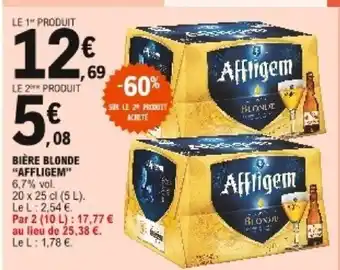 E.Leclerc Biére Blonde 'Affligem" offre
