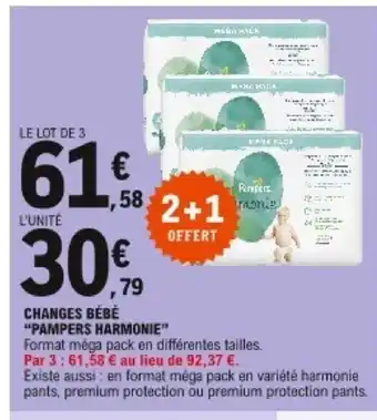 Changes BĂšbĂš "Pampers Harmonie"