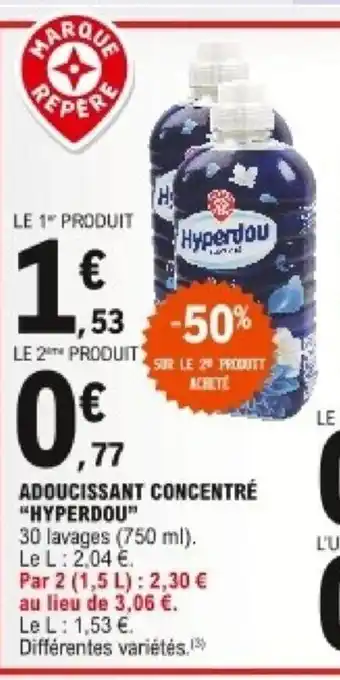 E.Leclerc Adoucissant Concentré "Hyperdou" offre