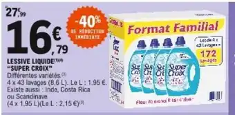 E.Leclerc Lessive Liquide "Super Croix" offre