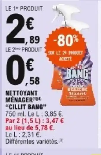 E.Leclerc Nettoyant Ménager "Cillit Bang" offre
