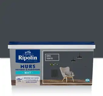 Leroy Merlin Peinture gris tokyo mur, boiserie, radiateur ripolin mat 2.5 l offre