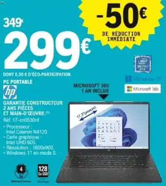 E.Leclerc Pc portable offre