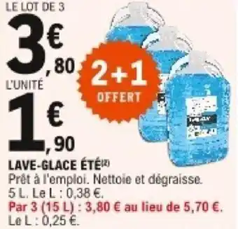 E.Leclerc Lave-glace été offre