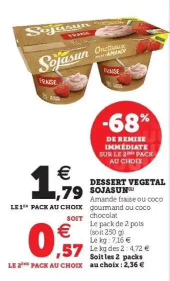 SOJASUN dessert vegetal