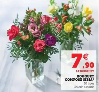 Super U Bouquet compose sibia offre