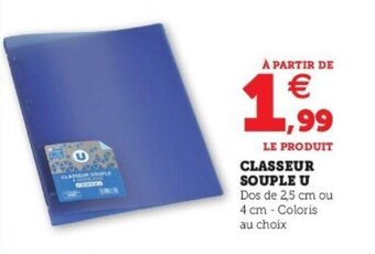 Classeur souple u