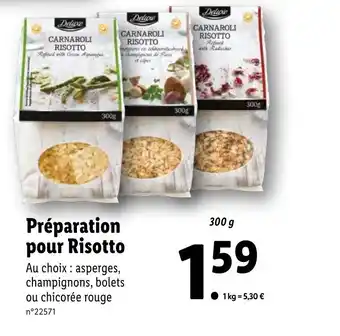 Lidl Préparation pour risotto offre