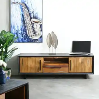 Meuble tv bois recyclé de bateau phoenix