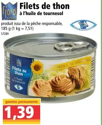 Norma Filets De Thon offre