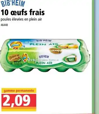Norma 10 Œufs Frais offre