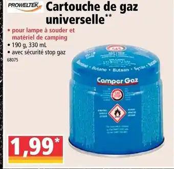 Cartouche De Gaz Universelle