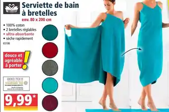 Norma Serviette De Bain à Bretelles offre