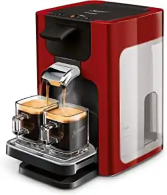 Amazon Philips senseo hd7865/80 pod coffee machine, 1.2 liters, rouge offre