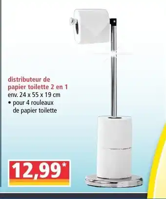 Norma Distributeur De Papier Toilette 2 En 1 offre