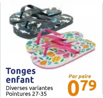 Action Tonges Enfant offre