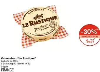 Le rustique camembert