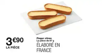 Monoprix Finger citron offre