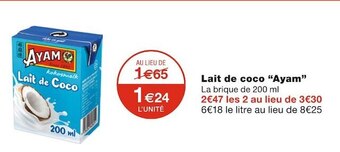 Monoprix Ayam lait de coco offre