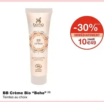 Monoprix Boho bb crème bio offre