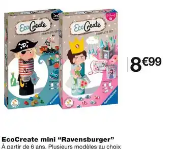 Monoprix Ravensburger ecocreate mini offre