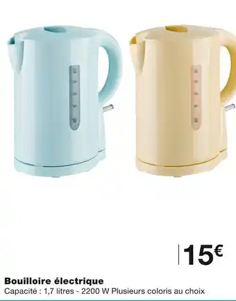 Monoprix Bouilloire électrique offre