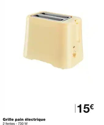 Monoprix Grille pain électrique offre