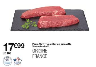 Monoprix Faux-filet à griller en caissette offre