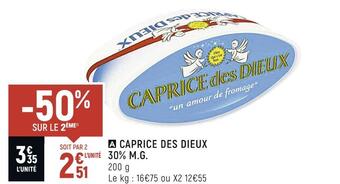 Caprice des dieux caprice des dieux 30% m.g.