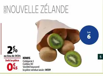 Auchan Kiwis offre