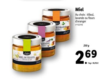 Lidl Miel offre