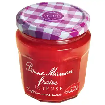 Auchan Supermarché Confiture intense fraise bonne maman offre