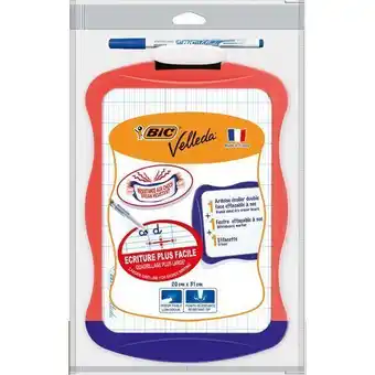 Auchan Supermarché Ardoise ergonomique velleda bic offre