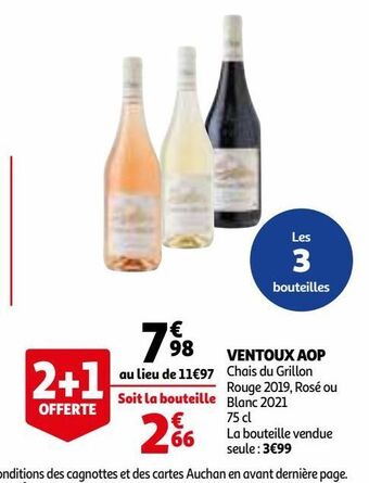 Auchan Supermarché Ventoux aop offre