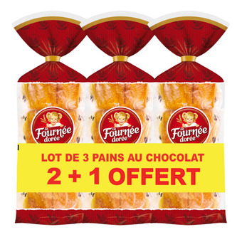 Auchan Supermarché Pains au chocolat la fournee doree offre