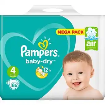 Auchan Supermarché Changes baby dry méga pampers offre