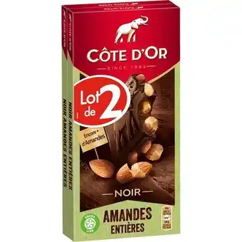 Auchan Supermarché Tablettes de chocolat bloc cote d'or offre