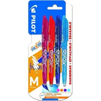 Auchan Supermarché 4 stylos roller frixion pilot offre