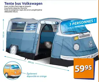 Action Tente Bus Volkswagen offre