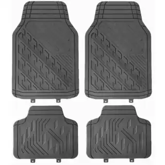 1er prix jeu complet de tapis universels en pvc noir