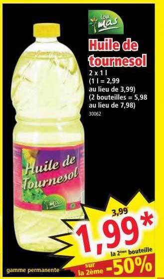 Norma Huile de tournesol offre