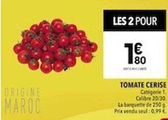 Supeco Tomate cerise offre