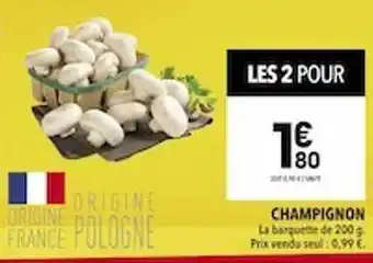 Supeco Champignon offre