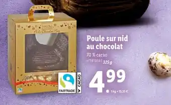 Lidl Poule sur nid chocolat offre