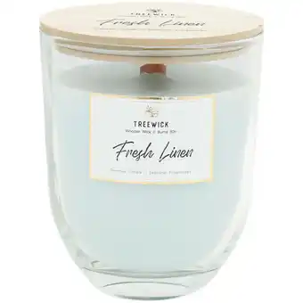 Action Bougie parfumée xl treewick offre