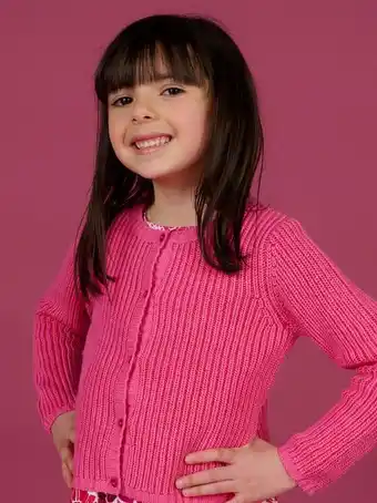 DPAM Cardigan rose enfant fille offre