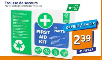 Action Trousse De Secours offre