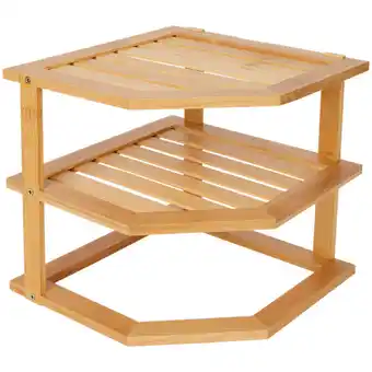 Action Étagère de rangement en bambou offre