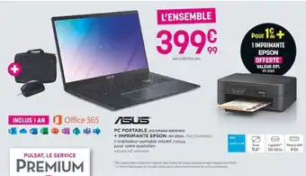 Pulsat Asus PC Portable +Imprimante Epson offre